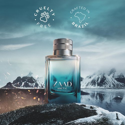 Zaad Arctic Eau de Parfum for Men, Invigorating Scent of the Arctic, 3.2 Ounce