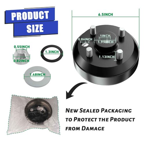 Panglong EZGO TXT Large Hole Fine Splined Brake Drum, Suitable for EZGO 4 Cycle Gas 1991-up, Columbia 1996-up. Replaces OEM#EZGO 21807-G1