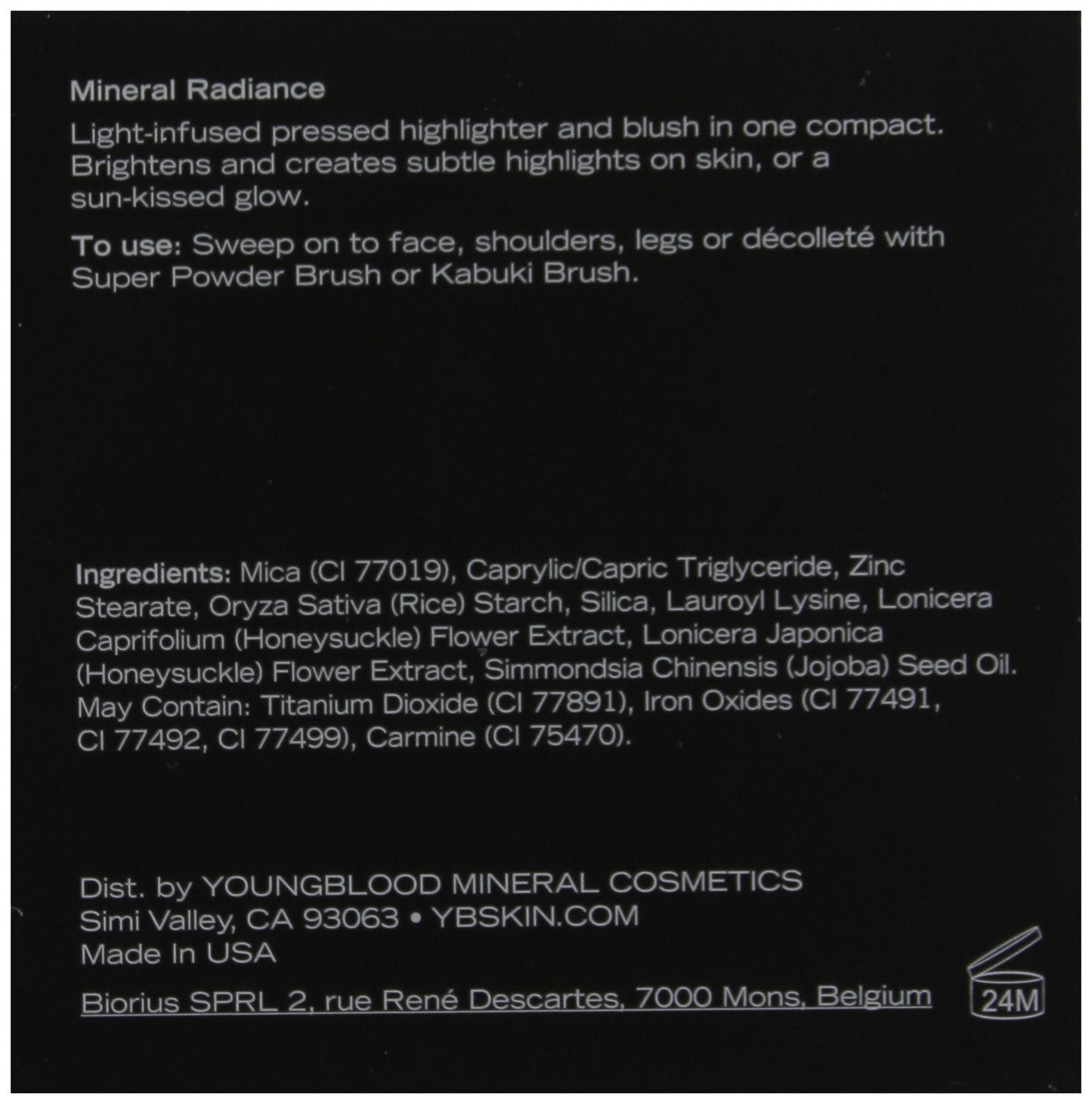 Youngblood Mineral Cosmetics Natural Radiance Bronzer/Highlighter - 9.5 g / 0.33 oz (Sunshine)