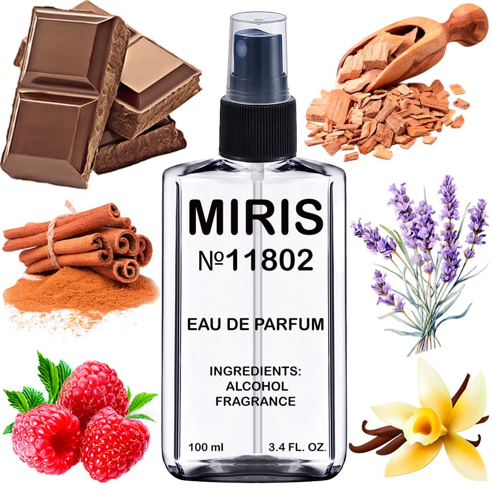 MIRIS No. 11802, Inspired by Individuel, Long-Lasting Eau de Parfum for Men, Spray 3.4 Fl Oz / 100 ml