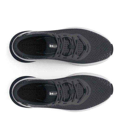 Under Armour Kids HOVR Turbulence 2 (Big Kid) - Shoes for Kids - Polyester Upper and Lining - Rubber Outsole Jet Gray/Jet Gray/Metallic Silver 4 Big Kid M