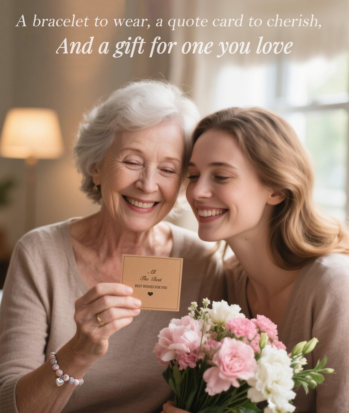 HGDEER Gifts for Boyfriends Mom, Christmas Birthday Mothers Day Gifts Present Jewelry Bracelets for My Boyfriends Mom