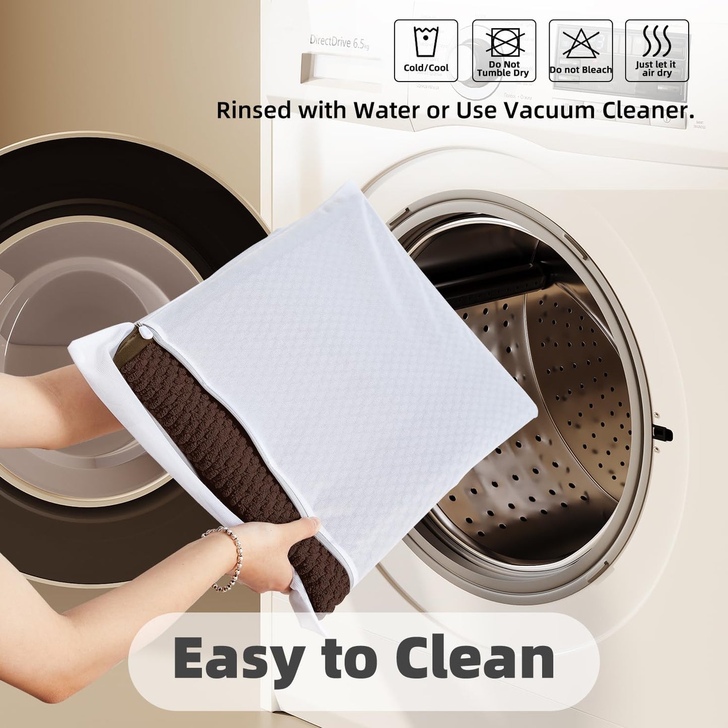 Large Bathroom Rugs Non Slip Washable Bath Rugs Super Absorbent Bathroom Rug Thin Quick Dry Low Pile Bath Mats, Brown 36"x60"