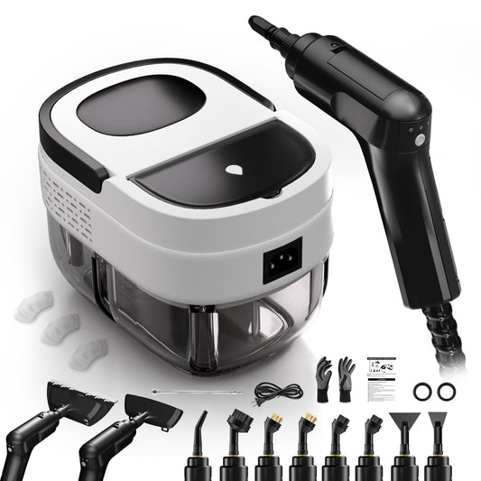 Steam Cleaner For Home, 2500W Steam Cleaner, High Pressure Steamer For Cleaning, 1.6L Water Tank, 3 Level Steam Control, High He