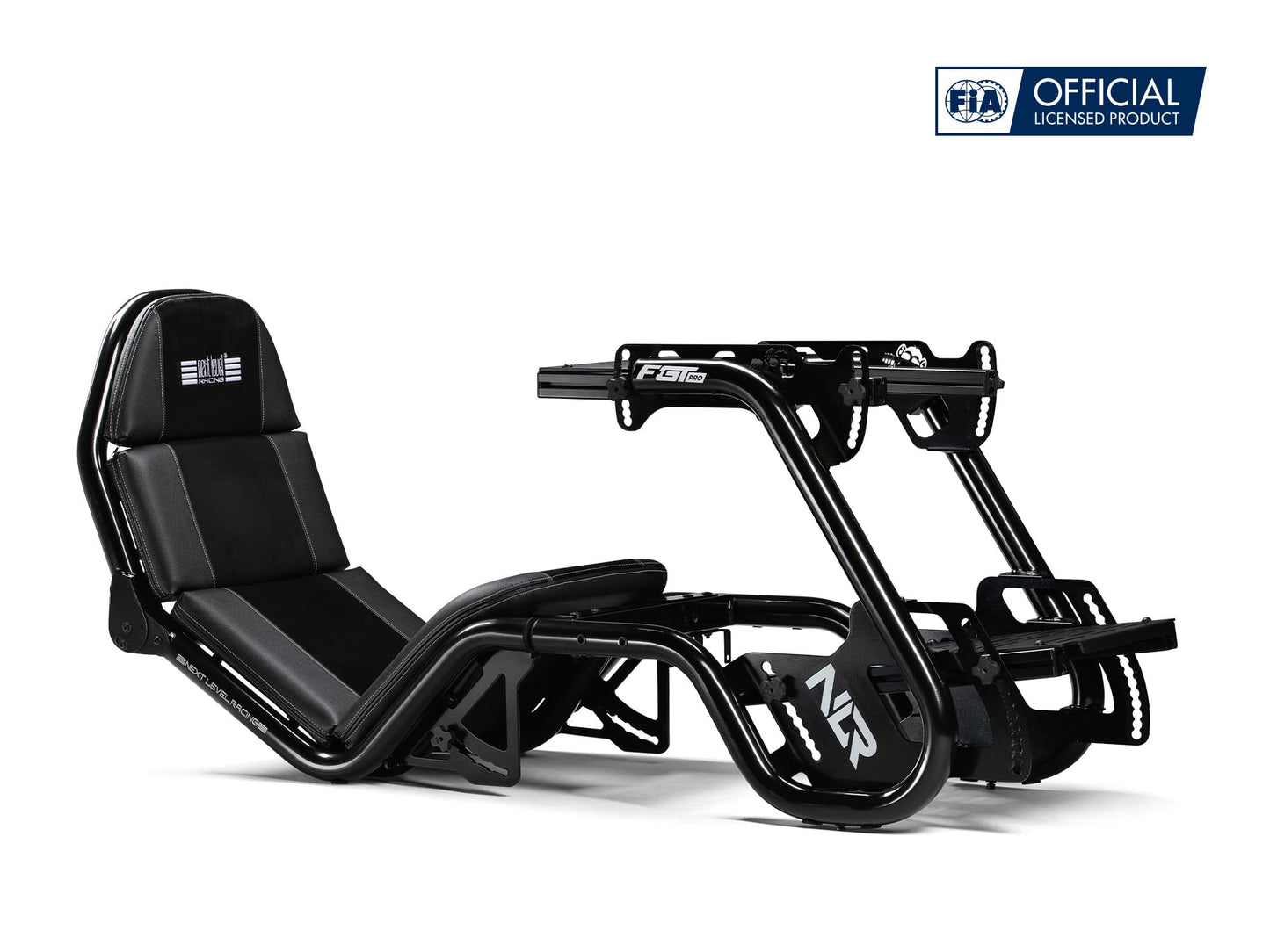Next Level Racing F-GT Pro Formula and GT Racing Simulator Cockpit - Black Edition (NLR-R003)