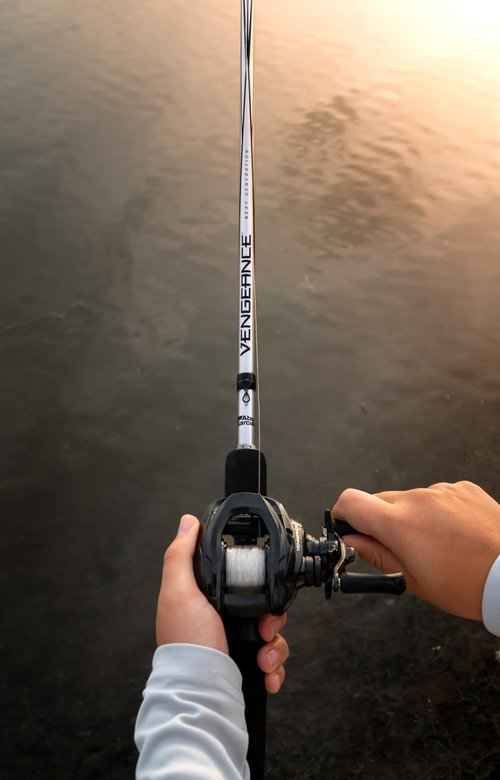 Abu Garcia Vengeance Low Profile Baitcast Reel, Reliable Freshwater Fishing Reel, Lightweight Graphite Frame and Sideplates, MagTrax Braking System, Power Disk Drag System, Max Drag of 20lb | 9.1kg