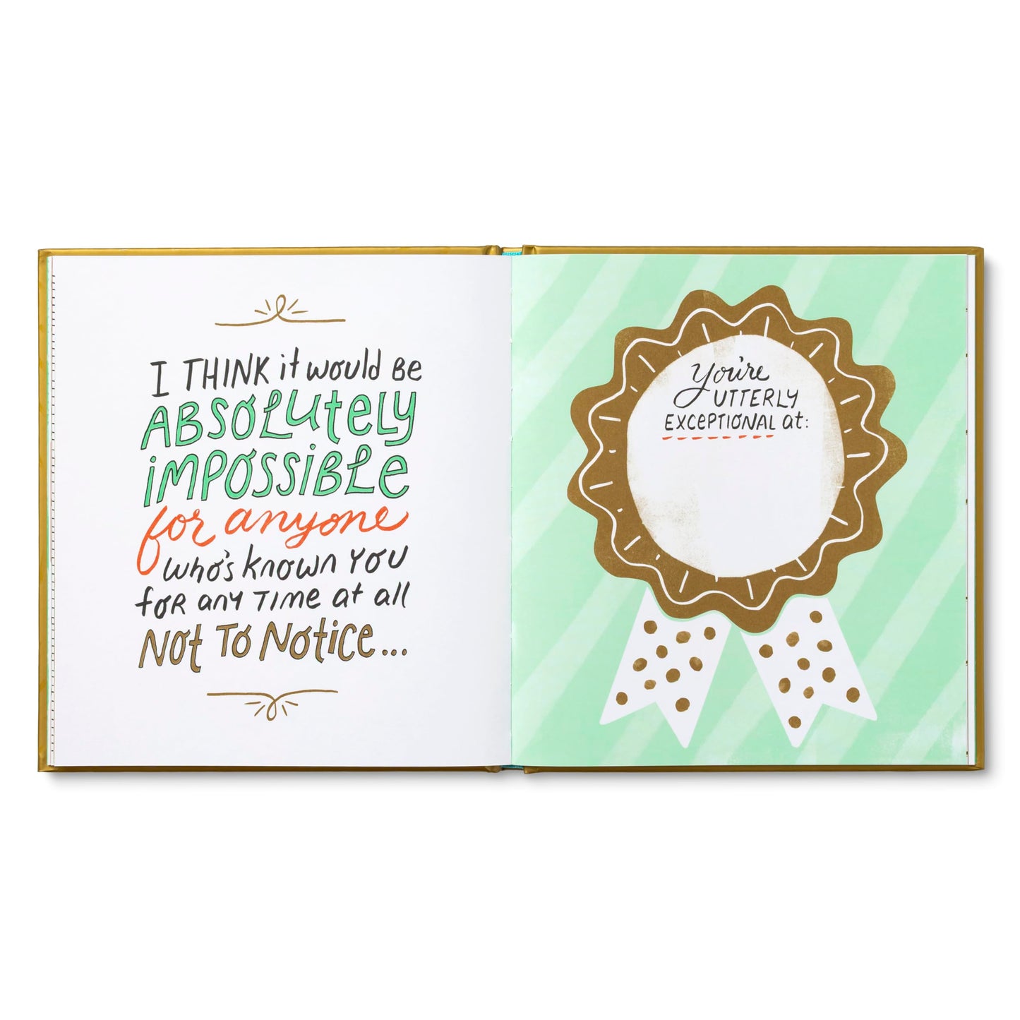 I Wrote a Book About You: Gold Edition: A Personalized Fill-in-the-Blanks Gift Book for Friends, Family, or Partners