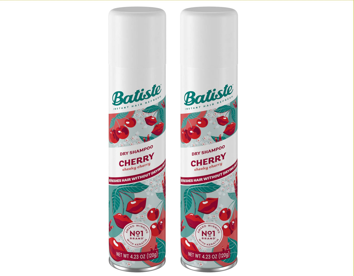 Batiste Shampoo Dry Cherry 6.73 Ounce (200ml) (2 Pack)