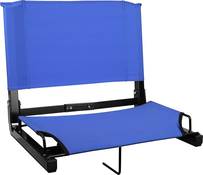 Sports Unlimited - Bleacher Chairs with Back and Cushion - Stadium Seats with Back Support Wide and Regular, Stadium Chair