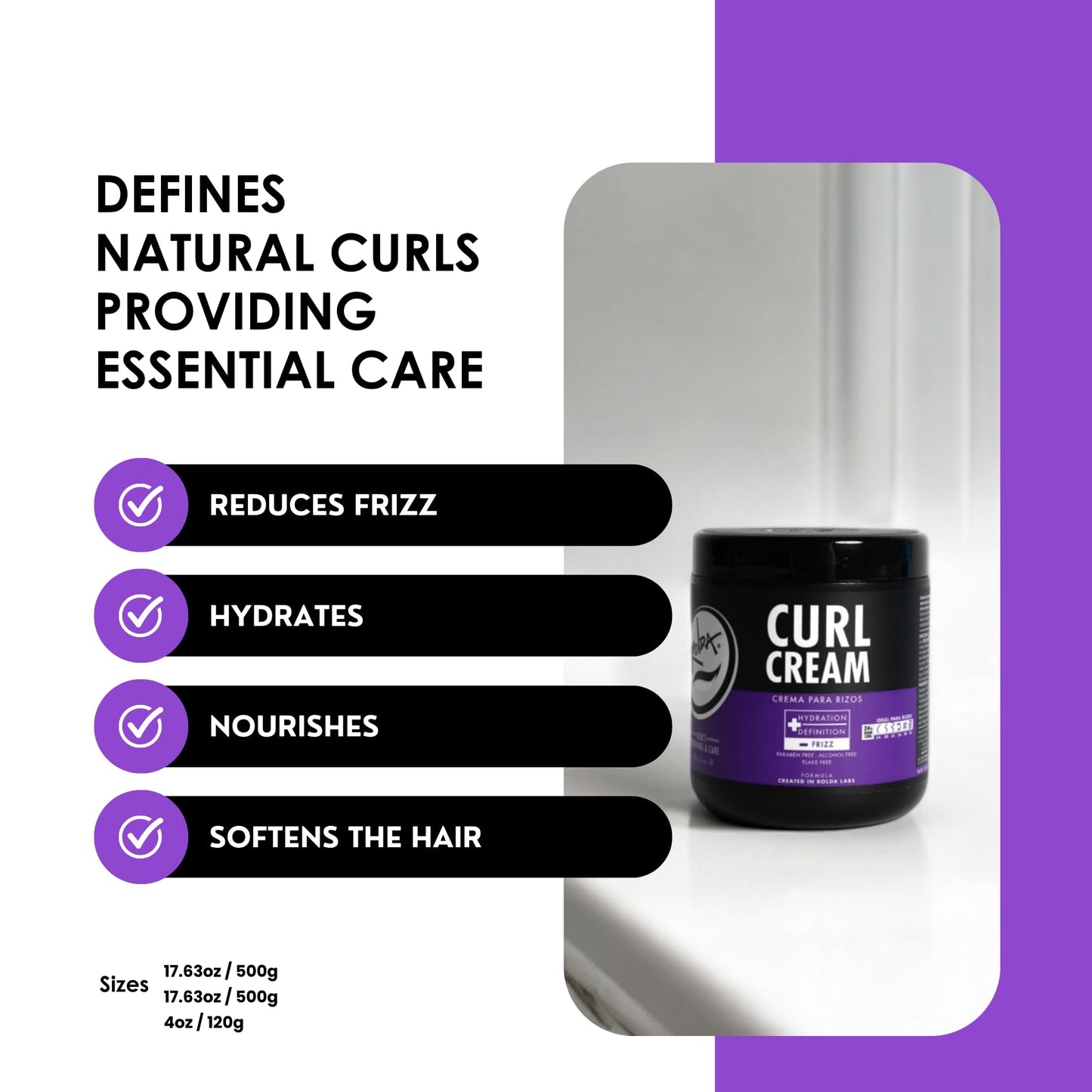 Rolda Curl Cream 17.6oz