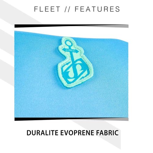 Jetpilot Fleet Neoprene Dual Coast Guard Approved Life Jacket PFD (Blue/Green, S/M)