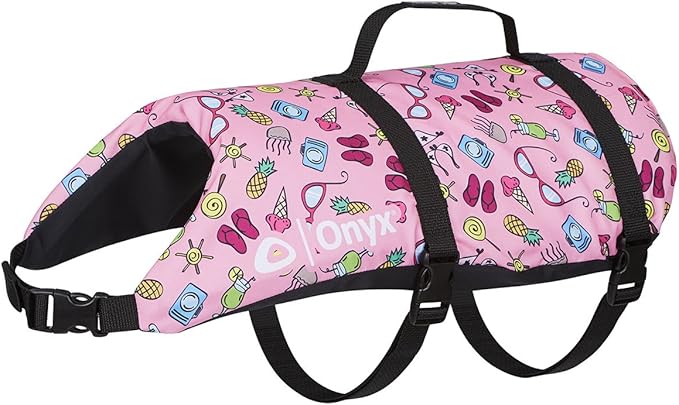Unknown Onyx Nylon Pet Life Jacket, Pink, Large (157000-105-040-19)