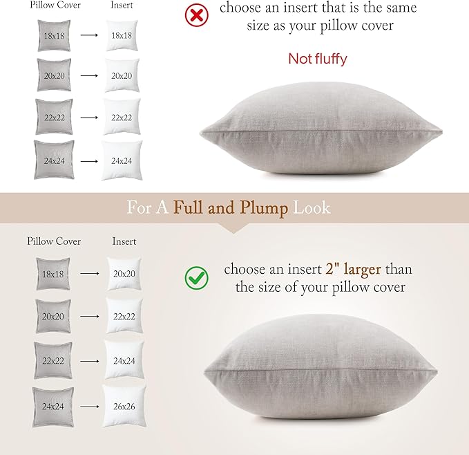 puredown® 30 x 30 Feather Down Throw Pillow Insert, 1 Pack Euro Pillow for Decorative Bed Cushion Couch Sofa