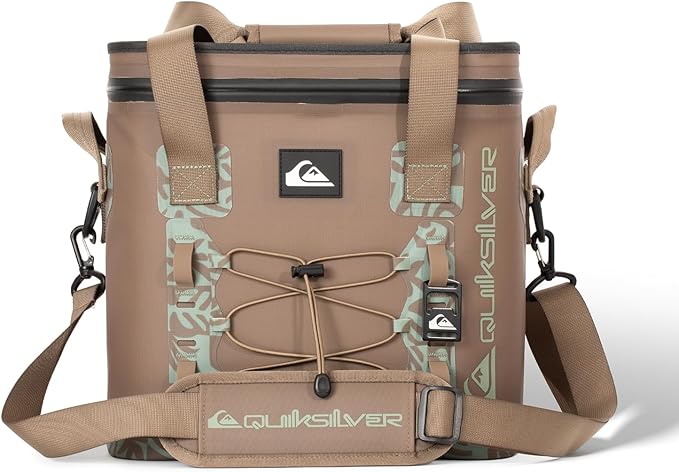 Quiksilver Insulated Cooler Bag 24 Can Portable Cooler with 48-72 Hour Ice Retention, Waterproof & Durable 20L Camping Bac...