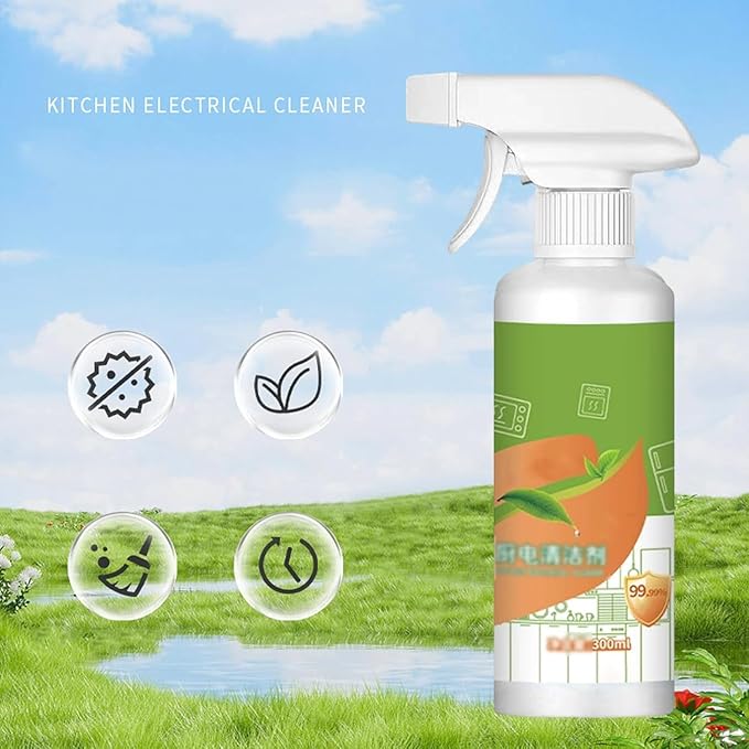 Fly Cleanse Natural Formula Appliances, Kitchen Appliance Cleaner, Multipurpose Home & Kitchen Cleaner Spray, For Hold,Oven,Stove,Range Hood (1Pcs)