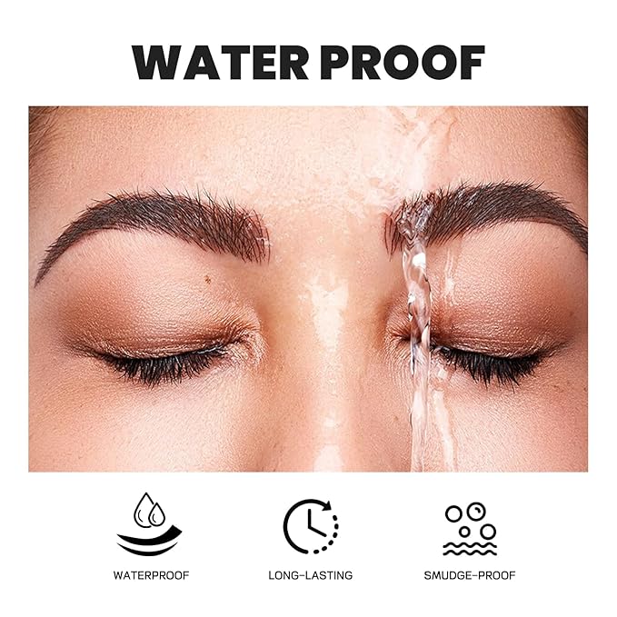 Microblading Eyebrow Pencil, Liquid Magical Multi-Tip Eyebrow Pencils for Women, Waterproof Eyebrow Pen for Natural Brow, Long Lasting Eyebrow Dye with Hair Like Strokes Brows Makeup Pen