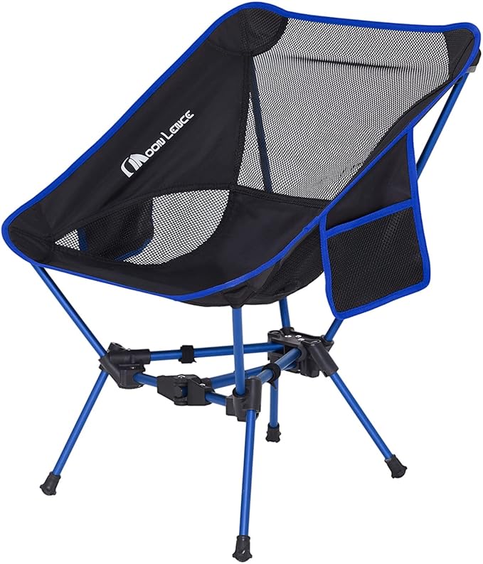MOON LENCE Outdoor Chair, Camping Chair, Folding Chair, Triangular Design, More Stable, More Convenient Storage, Compact, ...