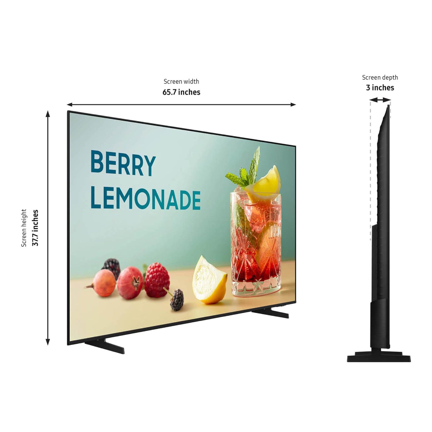Samsung 75” 4K BEFX-H Business Pro TV, CMS-Compatible Digital Signage (LH75BEFHLGFXGO)