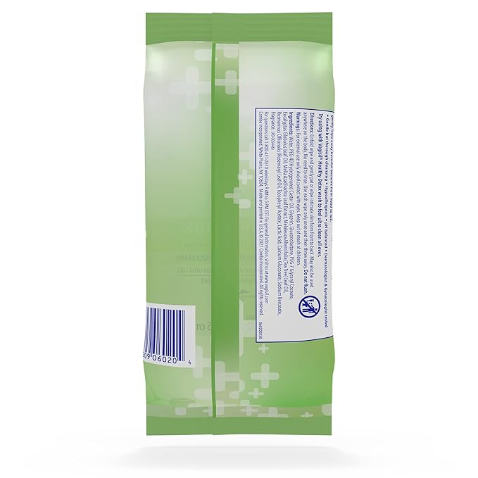 Vagisil Wipes for All Over Cleaning, Health Detox, Formulated with Essential Oils, 20 Wipes in a Re-Sealable Pouch (Pack of 1)