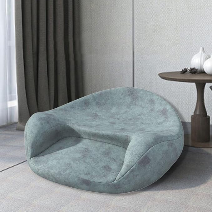 Meditation Cushion Yoga Mat Cushion Support Equipment Creative Seat Floor Pillow for Bedroom Tea Ceremony Sitting Living Room, Green