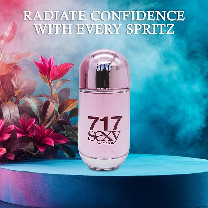 4-Piece Women's Perfume Set with 10ml Rollerball, EDP Collection, Variety of Fragrances,Long Lasting Fragrance (LARA pink /717 Sexy Women-SP/G Womne Menage Trois/Sarah Maison)