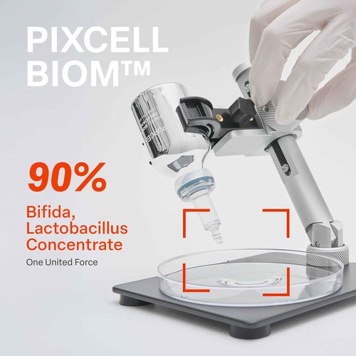 PURCELL Pixcell Biom 2B/mL Probiotic Essence - Restores Skin Barrier with Bifida, Lactobacillus Ferment Lysate, Korean Probiotic Drops for acne prone skin and sensitive skin (55ml, 1.85 Fl Oz.)