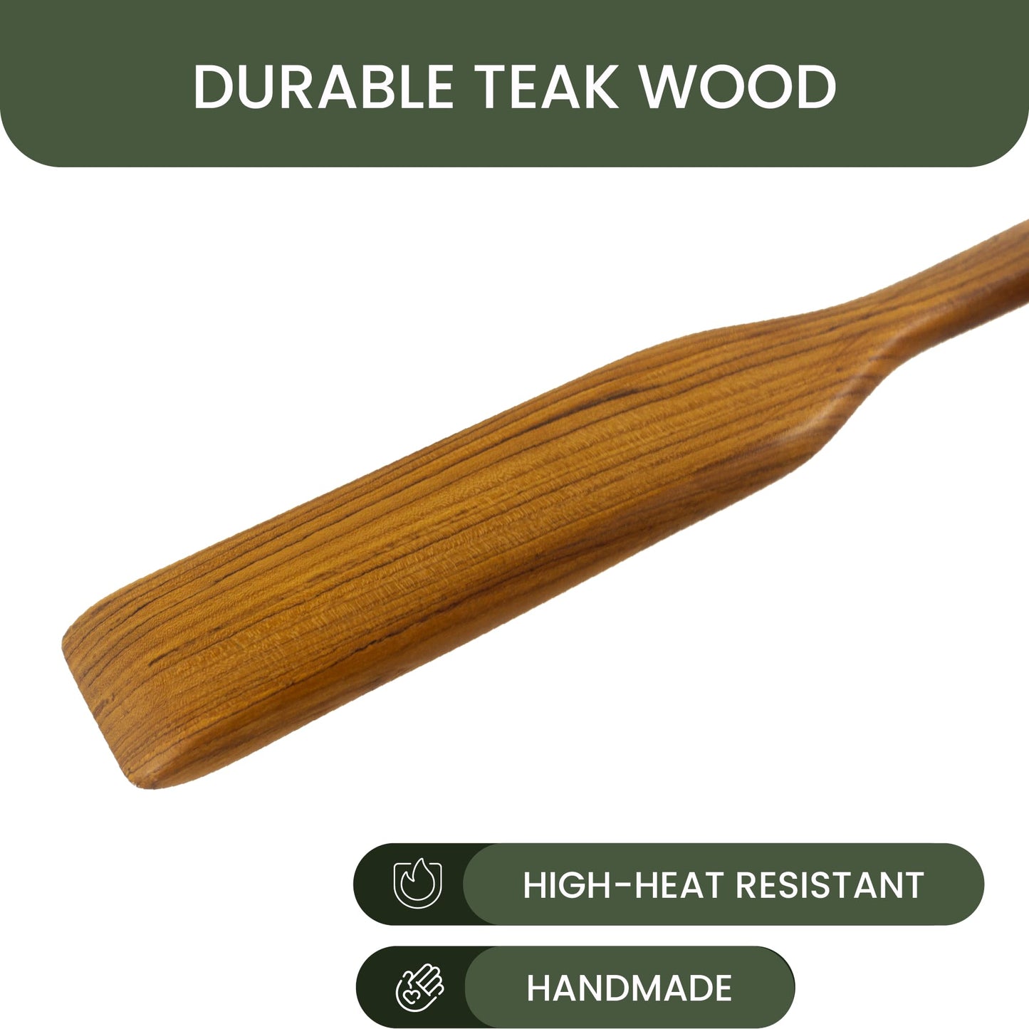 Crawfish & Seafood Boil Paddle (36" Extra Long, Teak Wood) | Wooden Stir Paddle for Cooking & Stirring Big Pot of Soup, Stew, Sauce, Cajun