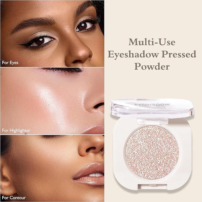 Matte Eyeshadow Palette 2 PCS, Mocha Nude Brown Eye Shadow Palettes Nude Neutral Eyeshadow for Women, Smooth Powder Lightweight Blendable sombras para ojos Compact Daily Eyes Makeup, Set F