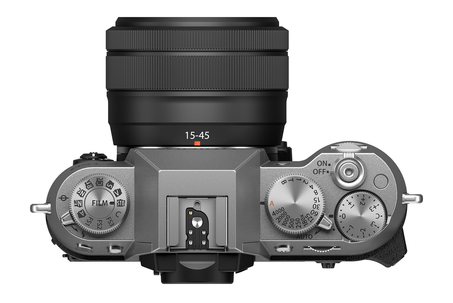 Fujifilm X-T50 Mirrorless Digital Camera Xc15-45Mmf3.5-5.6 Ois Pz Lens Kit - Silver