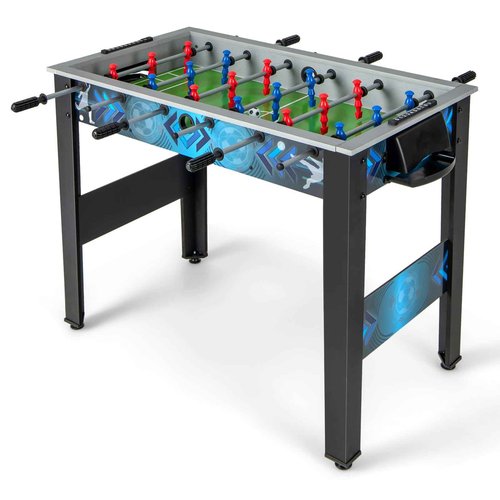 GYMAX Foosball Table, 38" Soccer Game Table Set with 2 Footballs, Mini Foosball Table for Kids Adults Home Game Room Family Night