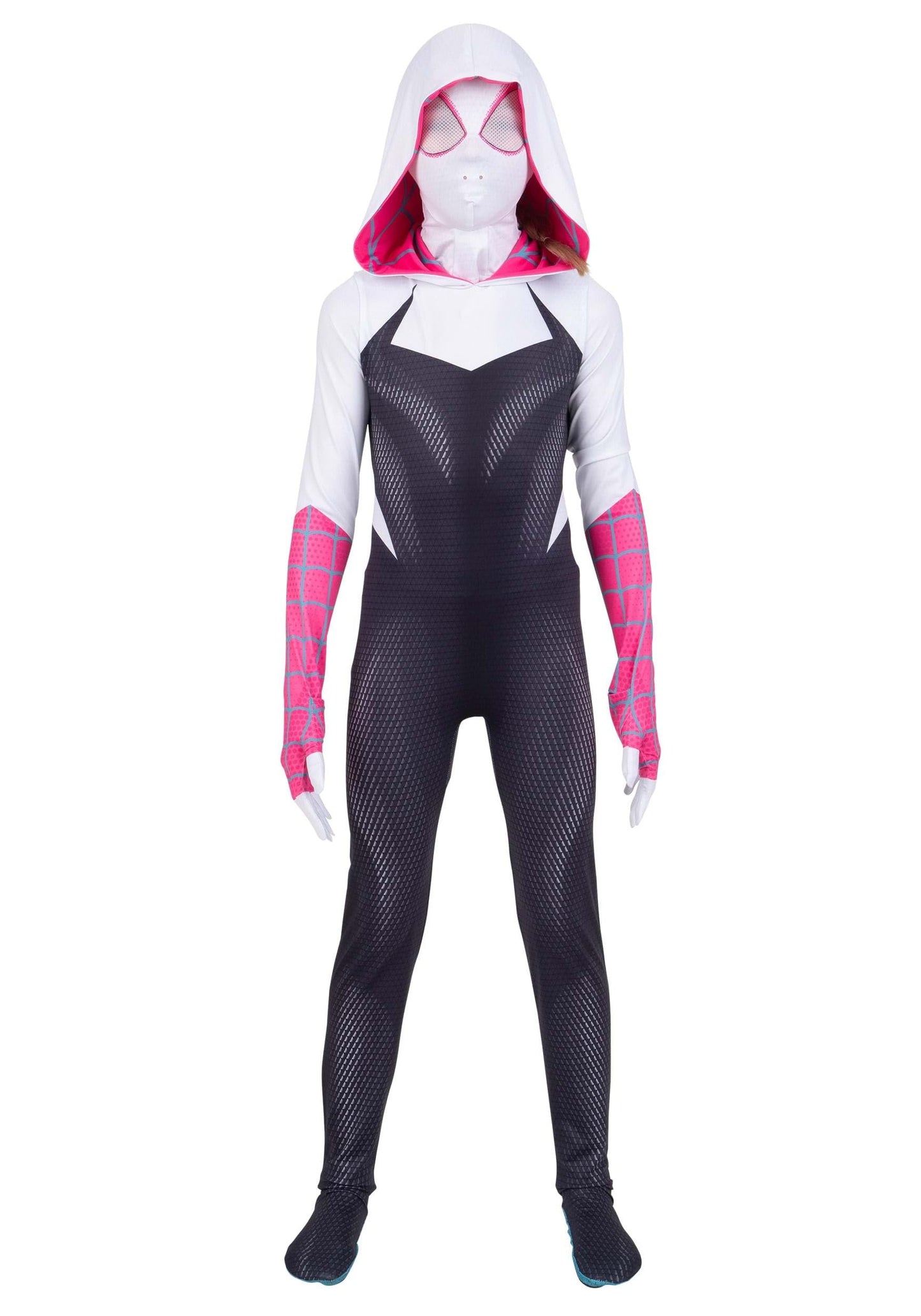 Kid's Spider-Gwen Zentai Suit Costume | Marvel Costumes Medium