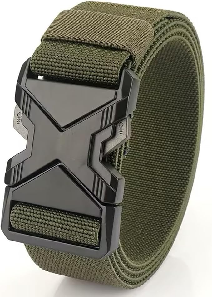 Tactical Belts for Men Military Style Plus Size 1.5" Web Work Belt with Quick Release Buckle