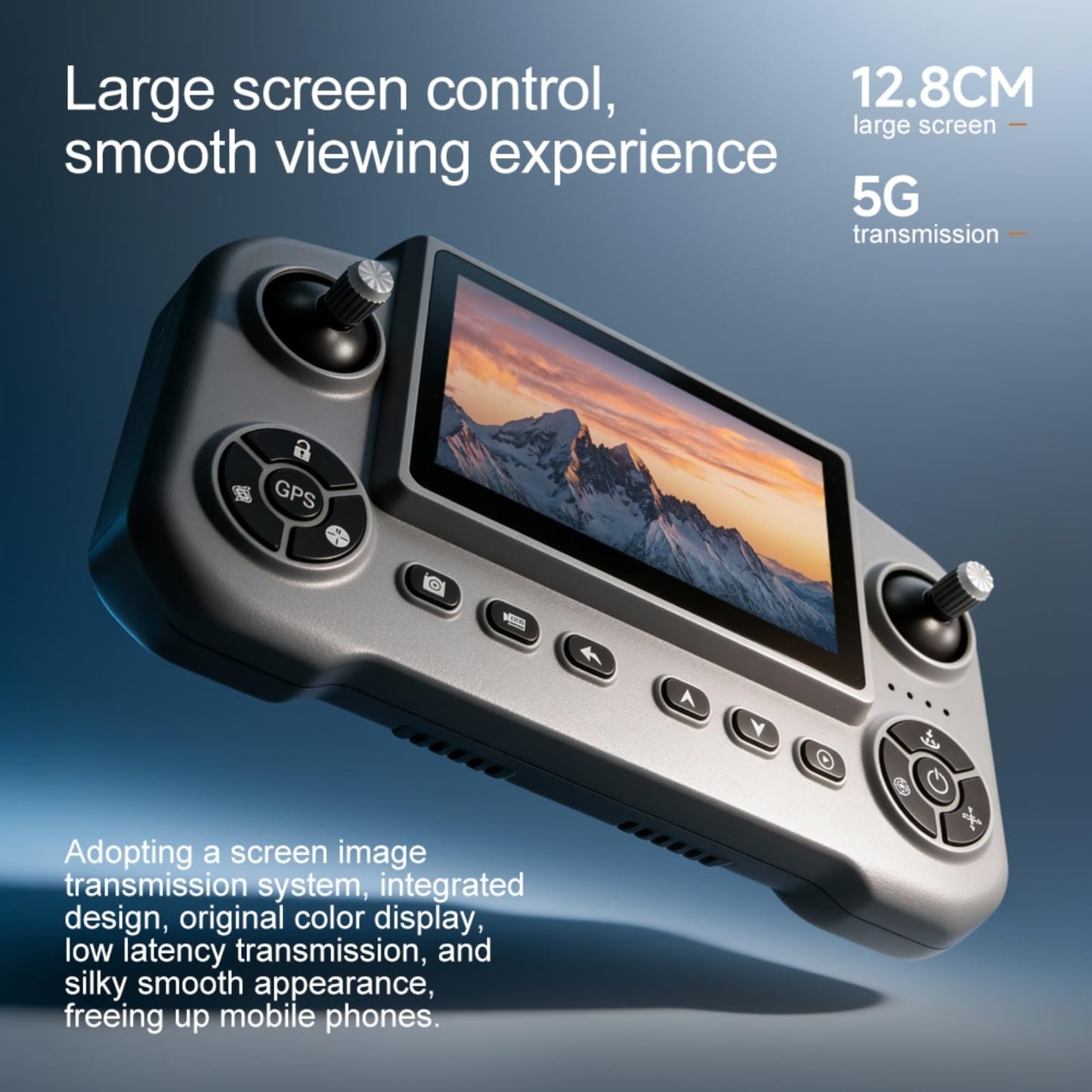 Drones with 8k Camera for adults 4k video,Drone with 4.5-inch LCD High-definition Large Display Screen Remote Control Quadcopter,3 Batteries, 5G HD Brushless GPS Drone Auto Return, Obstacle Avoidance 360 (Black)