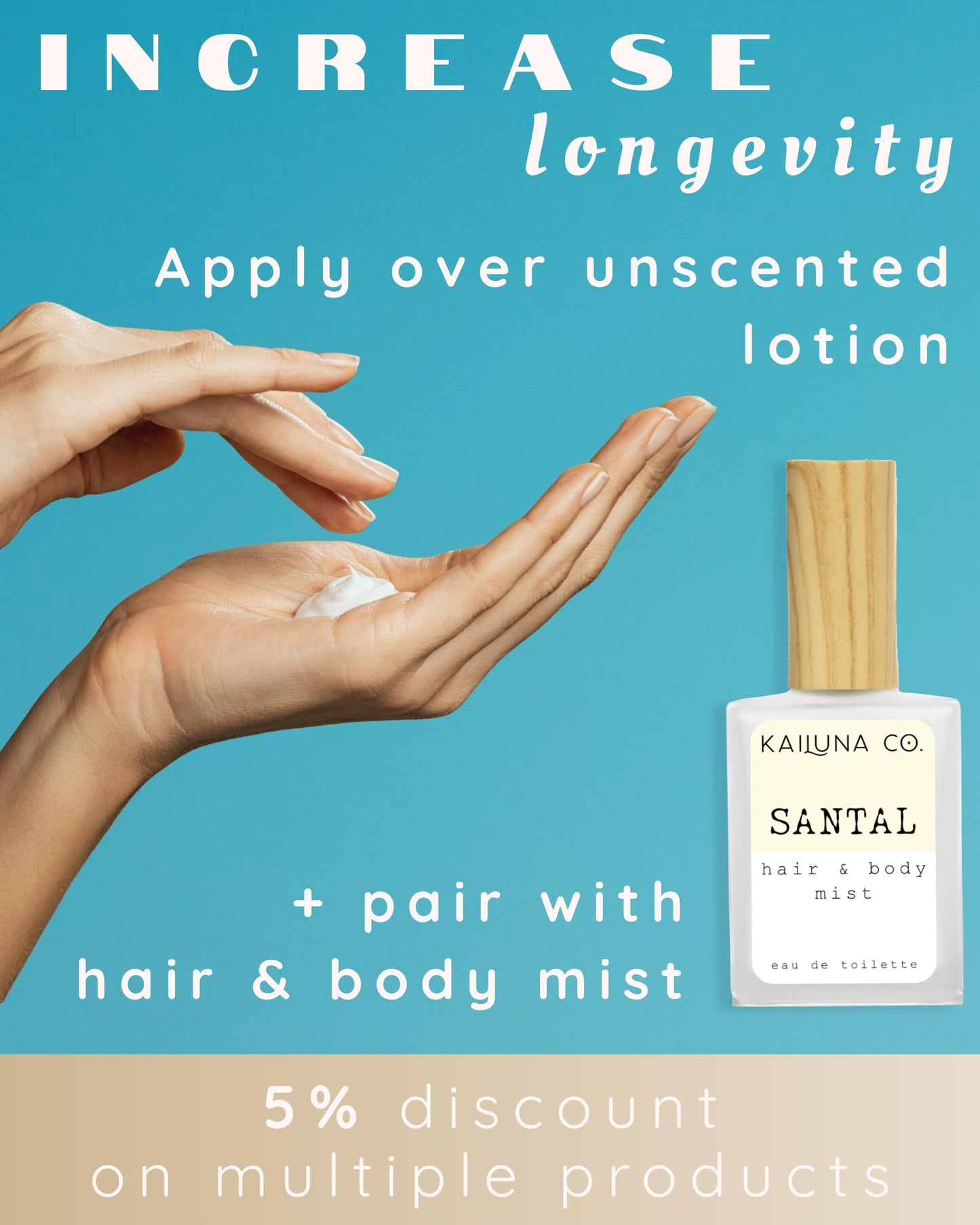 Kailuna Co. Santal Unisex Perfume Roll On with Pure Organic Jojoba Oil, Alcohol Free, Eau de Toilette, Made in California 33