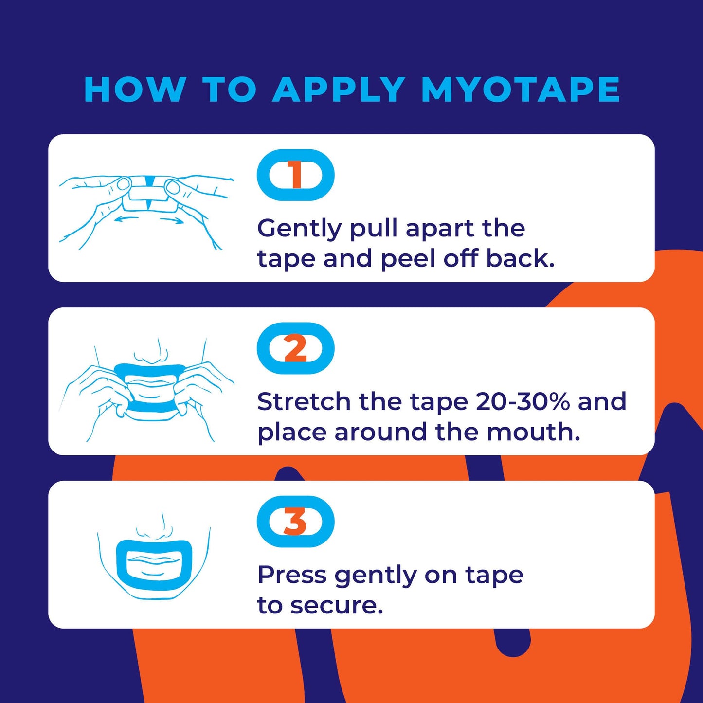 MyoTape - Sleep Tape 30 Nights Supply - Reduce Snoring - Improve Your Sleep - Promote Nasal Breathing - Comfortable & Gentle On Skin - Medium