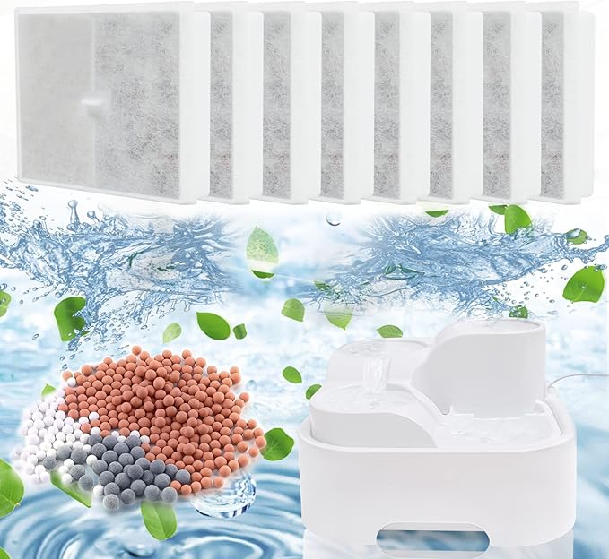 GJEASE Cat Water Fountain Filters Replacement, Cat Fountain Filters