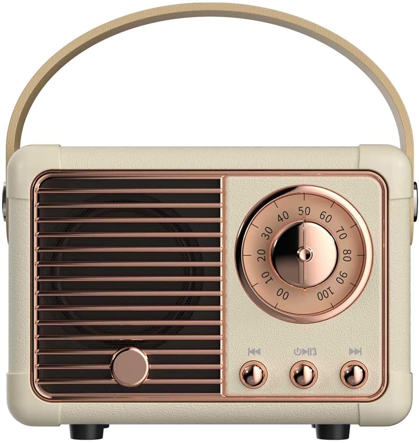 Retro Bluetooth Speaker, Portable Wireless Speaker with Crystal Clear Stereo Sound, Retro Decor for Bedroom Office Kitchen, Birthday Gifts Ideas for Women Men Teens (Green)