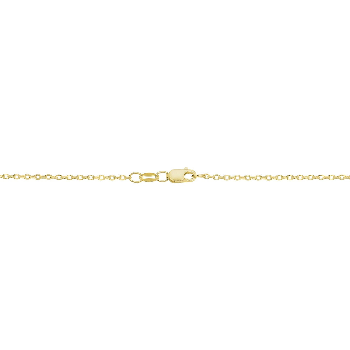 Kooljewelry Yellow Gold Over Sterling Silver Round Cable Chain Necklace (1.6 mm, 30 inch)