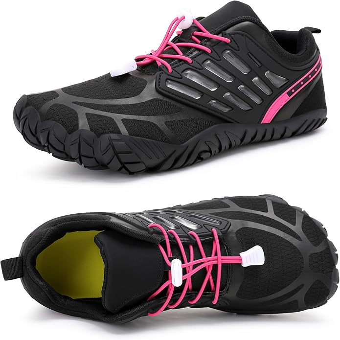 MeXYZ Hike Barefoot Shoes Women Wide Toe Box Zero Drop Minimalist Shoes for Workout Cross-Trainer Walking Hiking Water Gro...