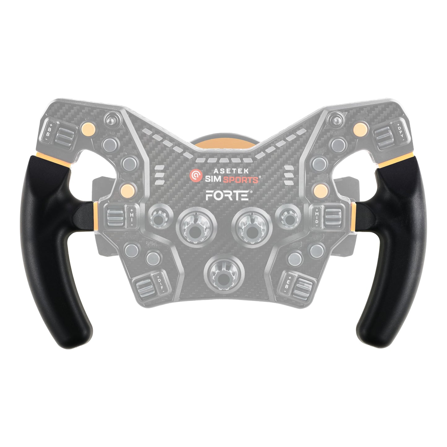 Asetek SimSports® Formula XL Handles | Interchangeable Sim Racing Steering Wheel Handles for Asetek SimSports Formula Wheels | Easy and Fast Installation