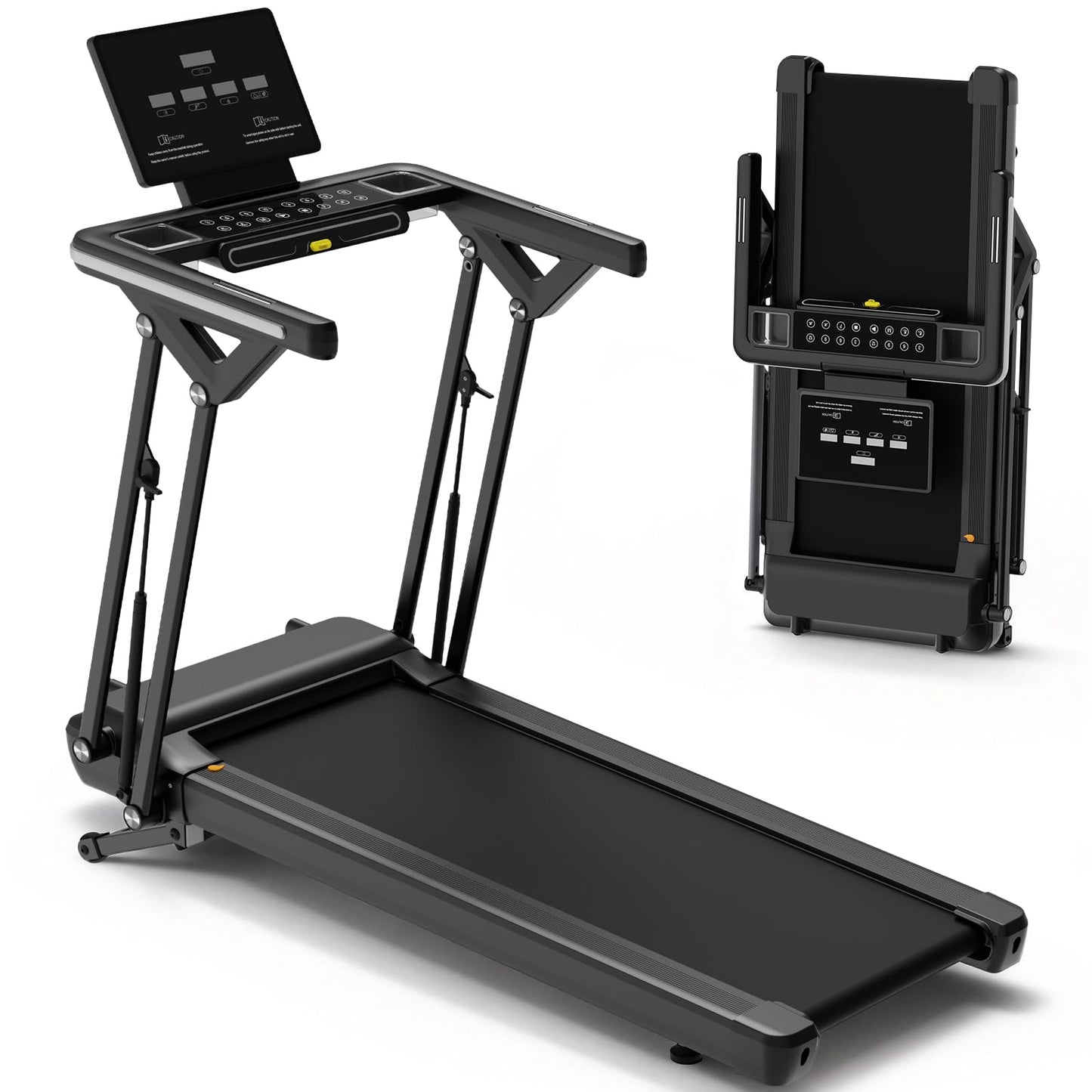 RECOVION Treadmill with Electric Incline and handrails, Running mat Design with Music Playback, 3.5 HP Motor, 300 lbs Weight Capacity, Suitable for Home and Small Office use.
