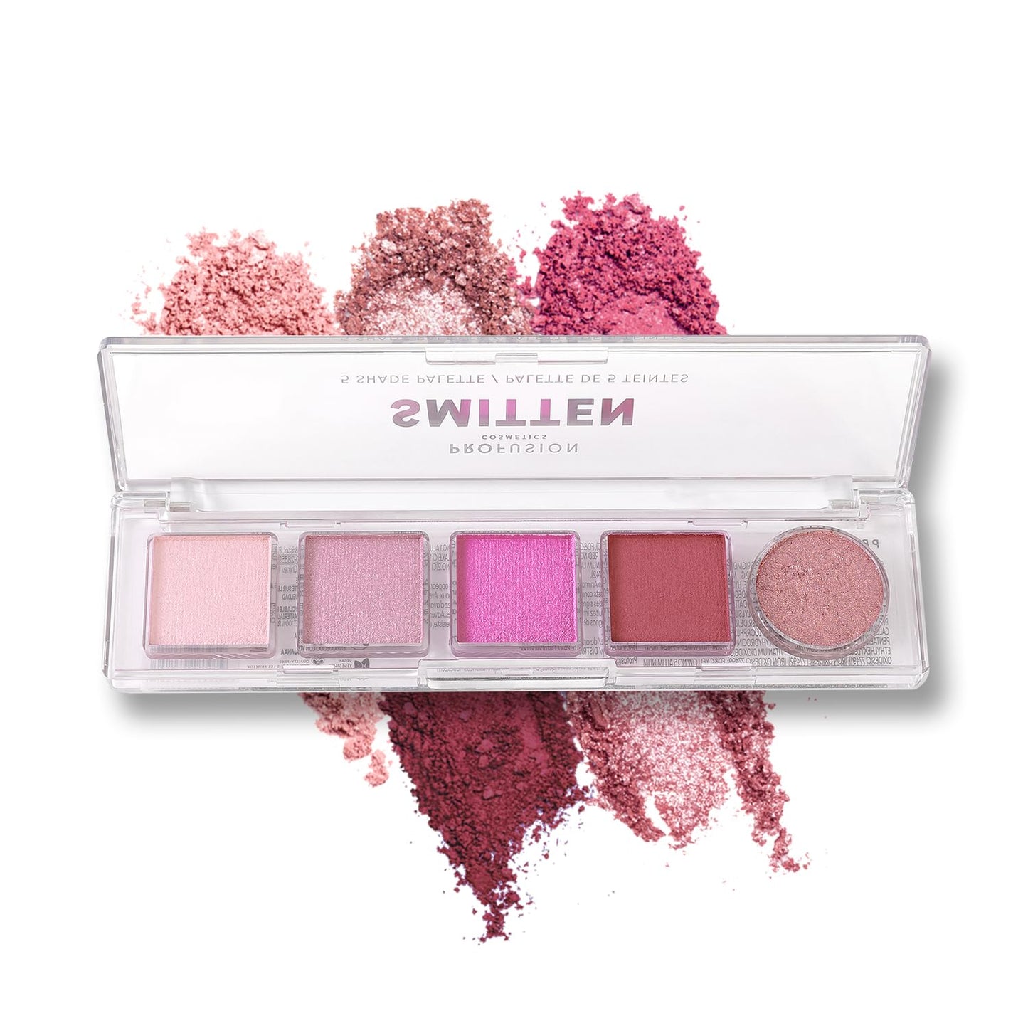 Profusion Cosmetics Mini Essential 5 Shades Eyeshadow Palette -Matte, Satin & Mousse Finishes, Vitamin A & E Infused, Paraben-Fr