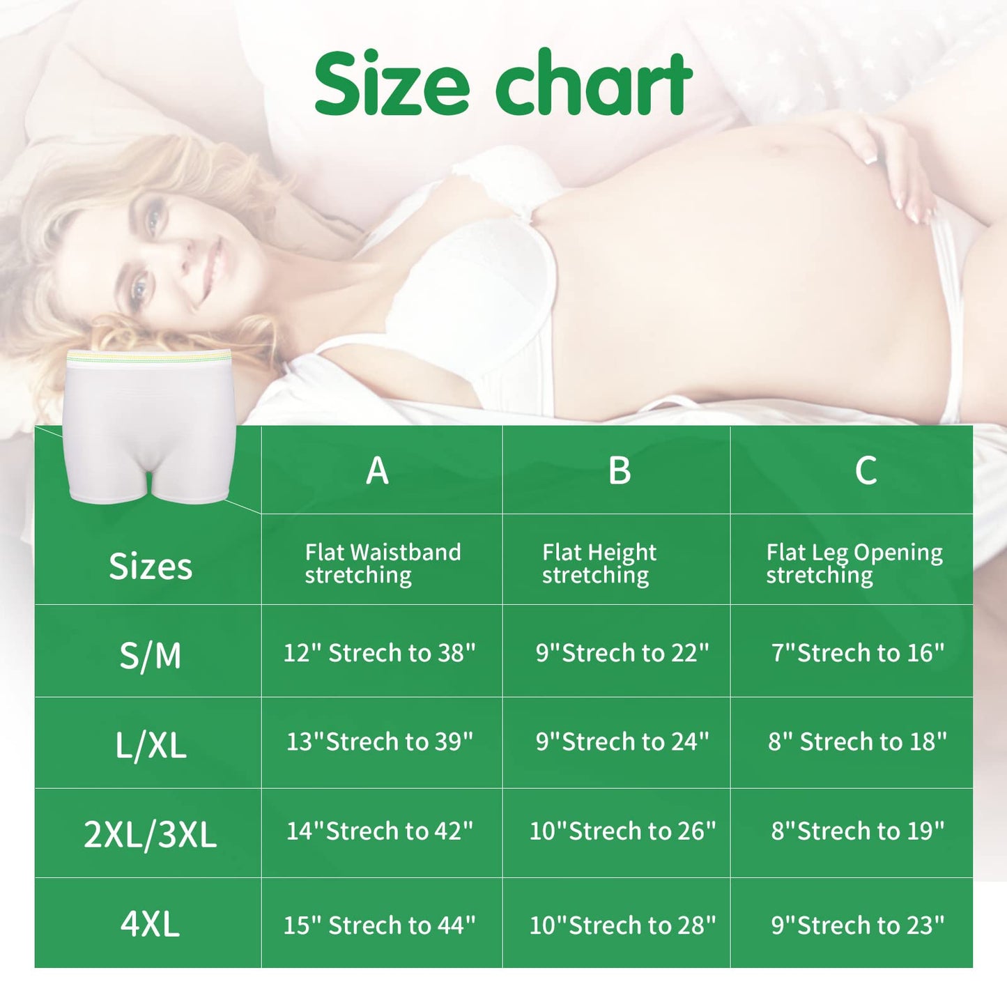 12 Pack Mesh Underwear Postpartum Must Have Hospital Provide Washable Breathable Undies for Delivery, Surgical,Traveling (S/M(12-38 in))