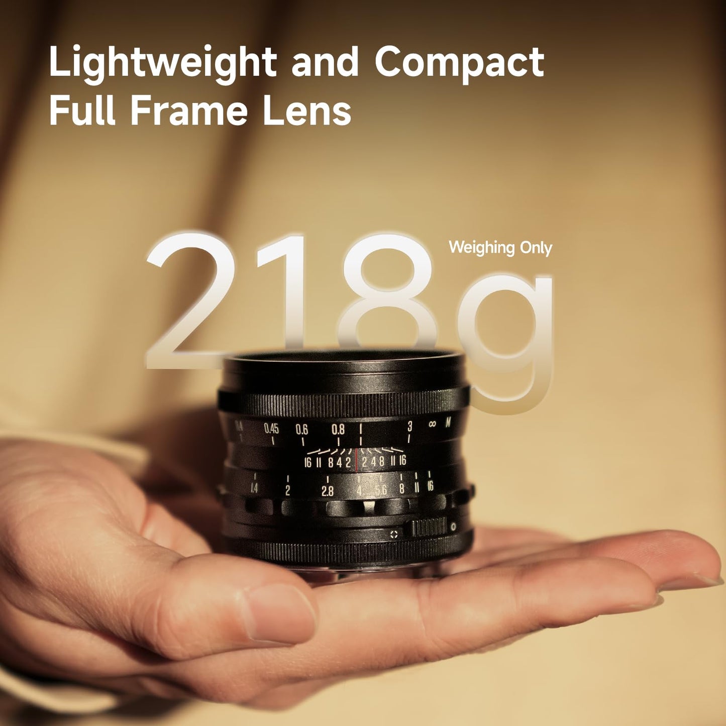 Brightin Star MF 35mm F1.4 Full-Frame Lens for Sony E Mount Mirrorless Cameras，f/1.4 Large Aperture Manual Focus Prime Lens Fit for A7III A7RIII A7SII A7II a6500 a6400 a6300 （Black）