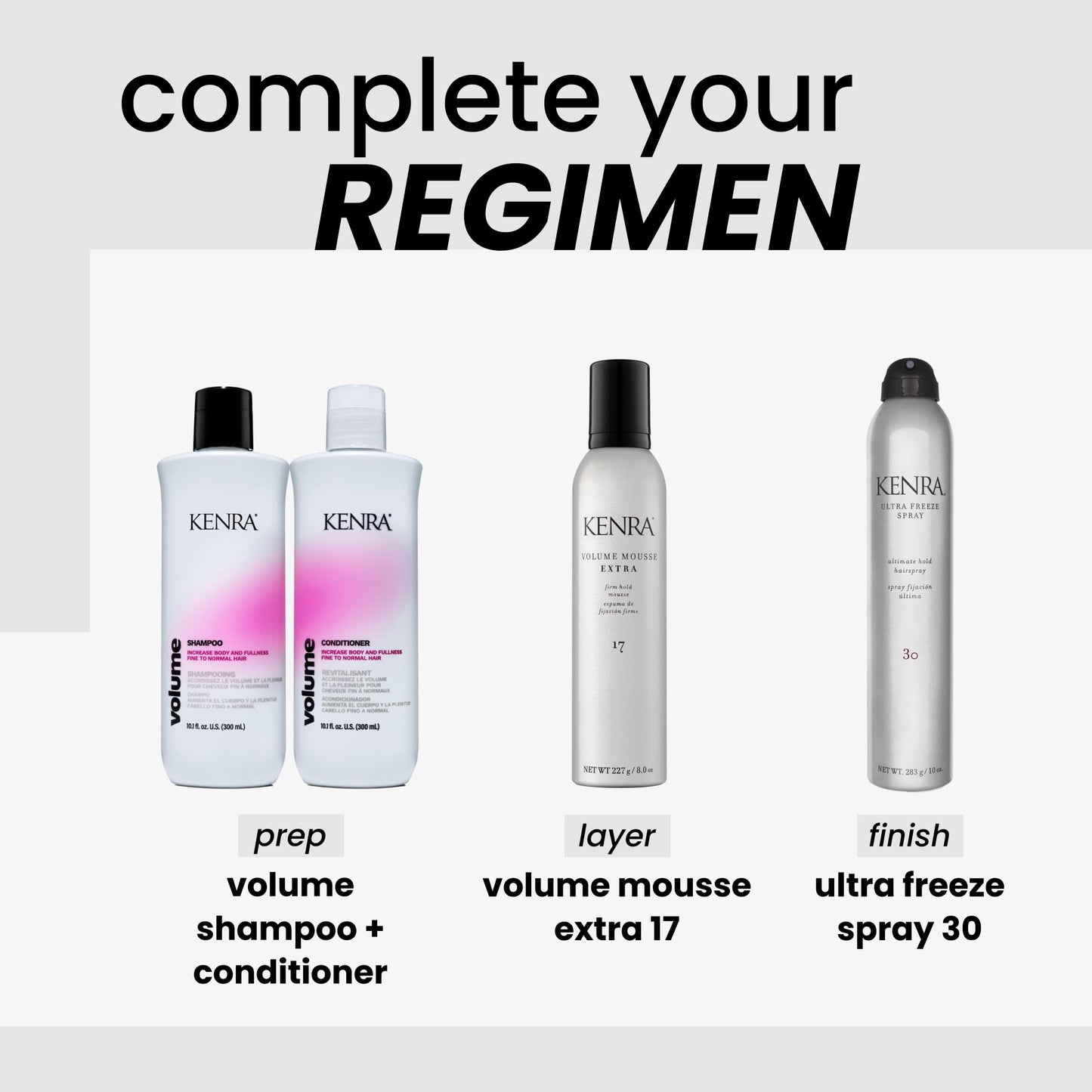 Kenra Ultra Freeze Spray 30 | Ultimate Hold Hairspray | Long-Lasting, Ultra-Firm Hold | Fast-Drying Formula | Provides Humidity