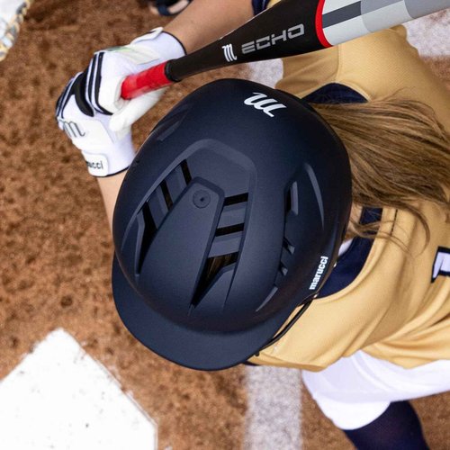 DURAVENT Fastpitch Batting Helmet with Facemask, White, Adult Medium