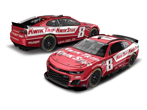 Lionel Racing Kyle Busch 2023 Kwik Trip Kwik Star 1:24 Scale ARC Diecast Car