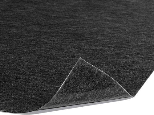 PIG Rose & Bone Design Self-Sticking Dart Mat – Official Soft & Steel Tip Throwlines - Black – 3’ x 10’ – PM70151