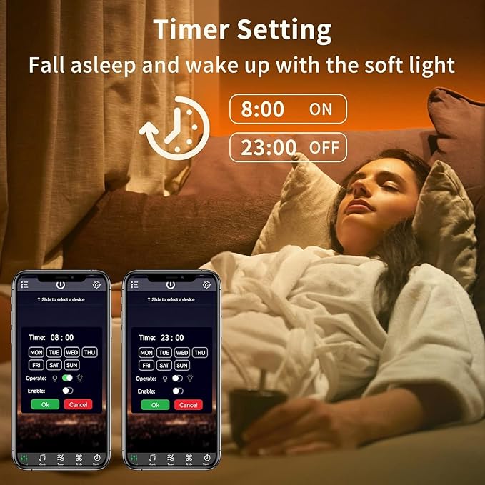 KSIPZE 90ft Led Strip Lights RGB Music Sync Color Changing Bluetooth Led Lights with Smart App Control Remote Led Lights for Bedroom Room Lighting Flexible Home Décor