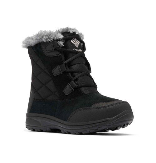 Columbia Womens Ice Maiden Shorty, Black/Columbia Grey, 7.5